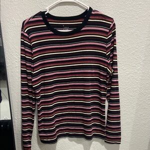 a new day Multicolor Striped Top